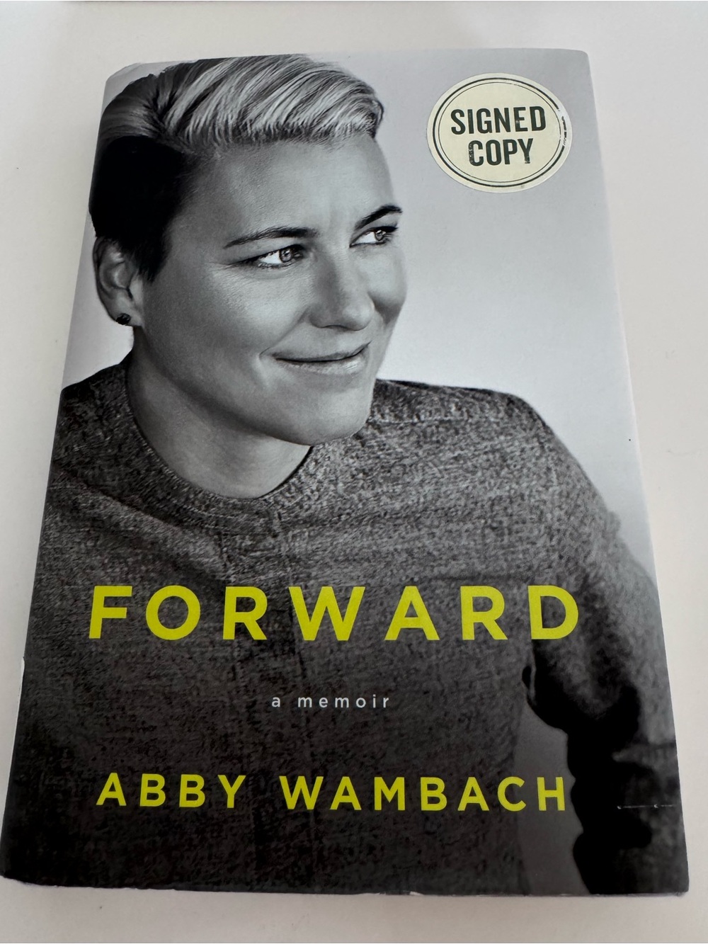 Signed Abby Wambach Forward Memoir First Edition First Printing Hardcover B&N